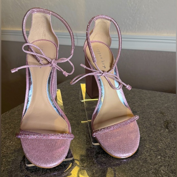 NWOT Copper Key Dance Party Rhinestone Dress Sandals - Picture 3 of 4